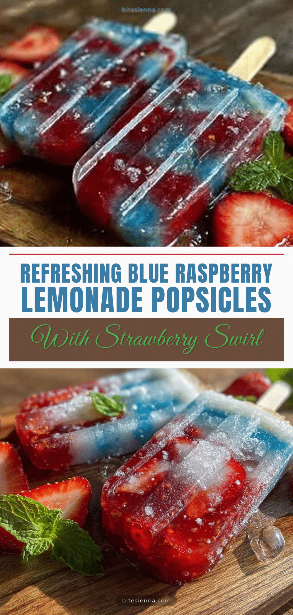 blue raspberry lemonade popsicles recipe