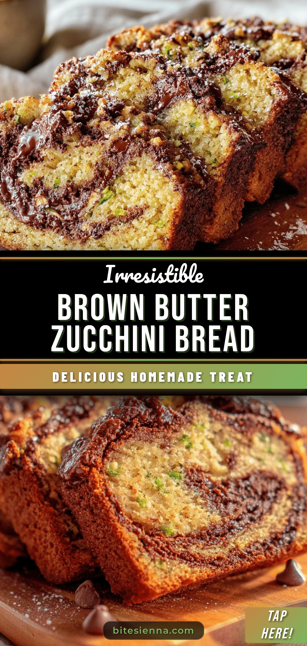 brown butter chocolate zucchini bread recipe