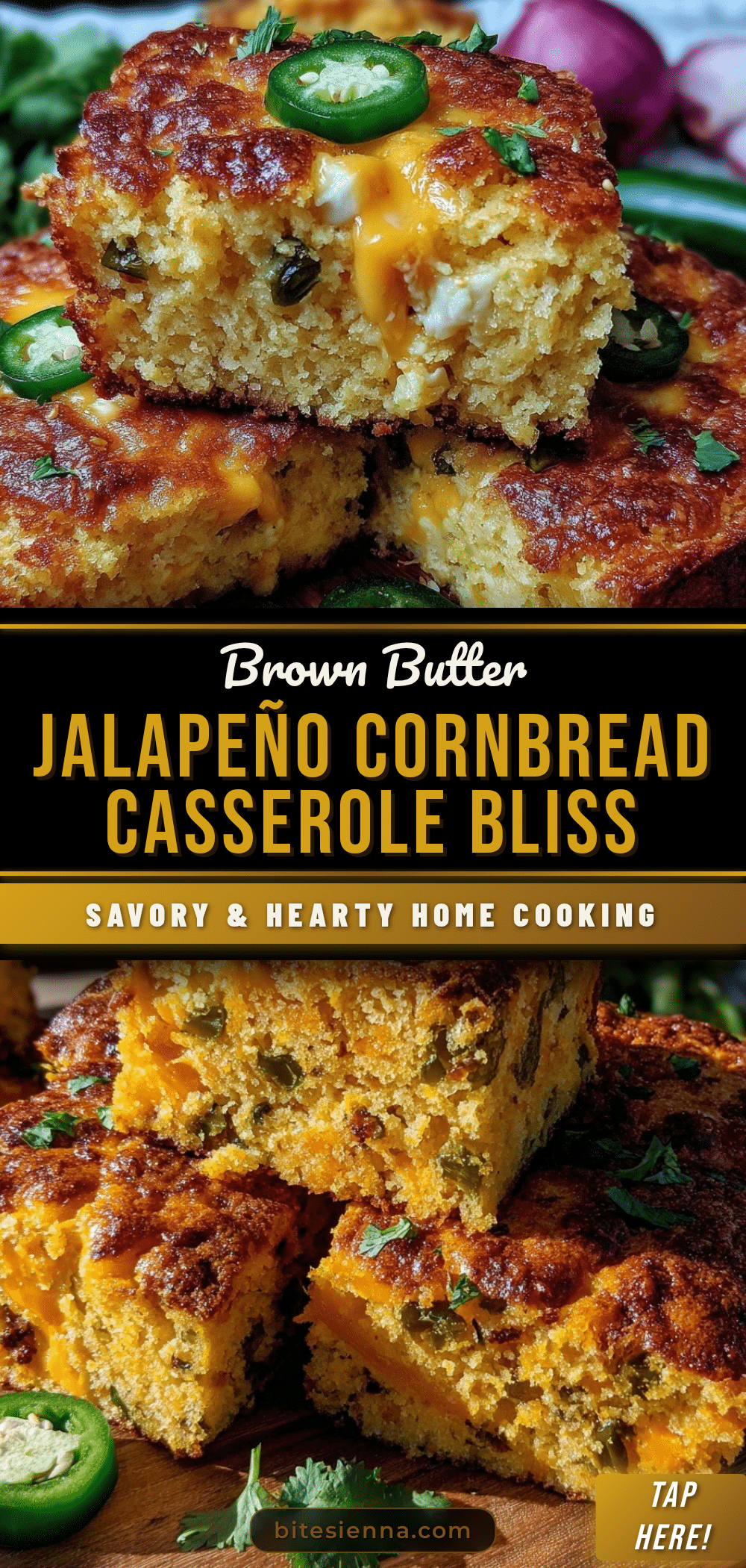 brown butter jalapeño cornbread casserole recipe