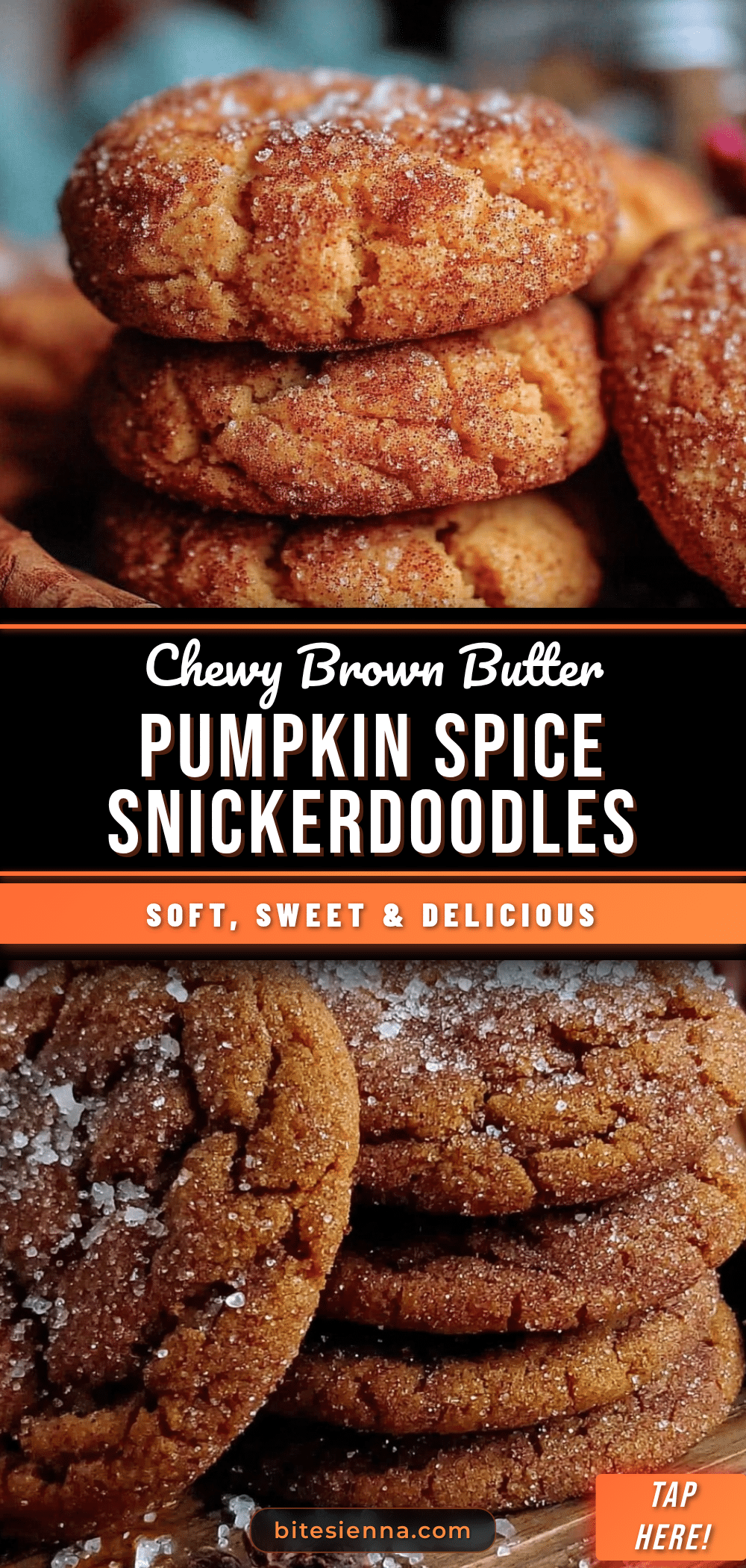 brown butter pumpkin spice snickerdoodles recipe