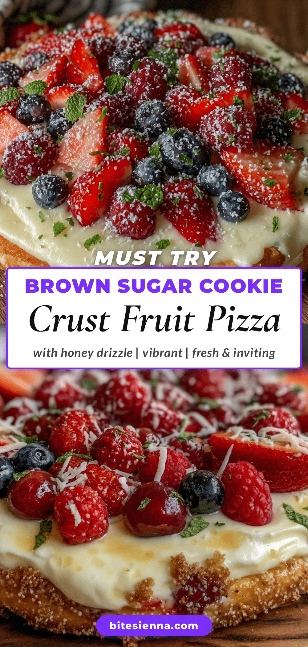 brown sugar cookie crust fruit pizza recipe