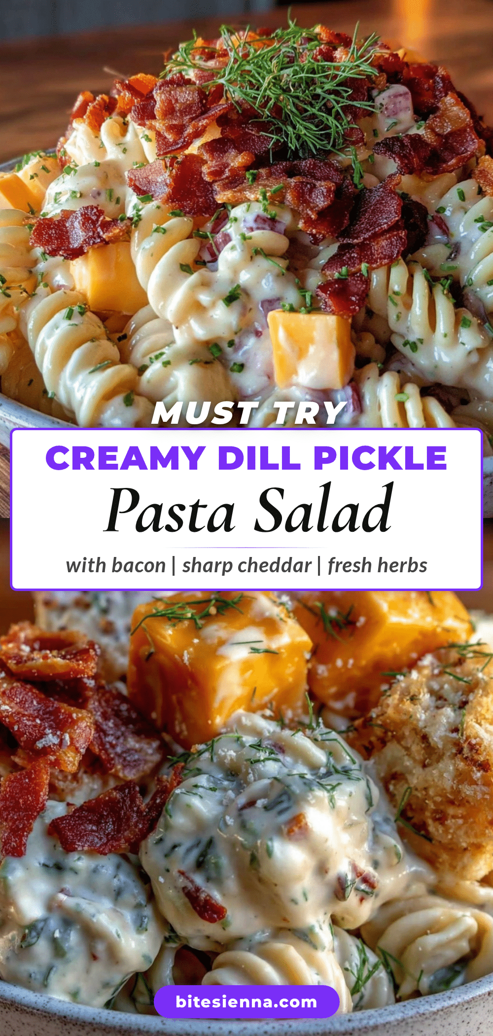 creamy dill pickle pasta salad recipe