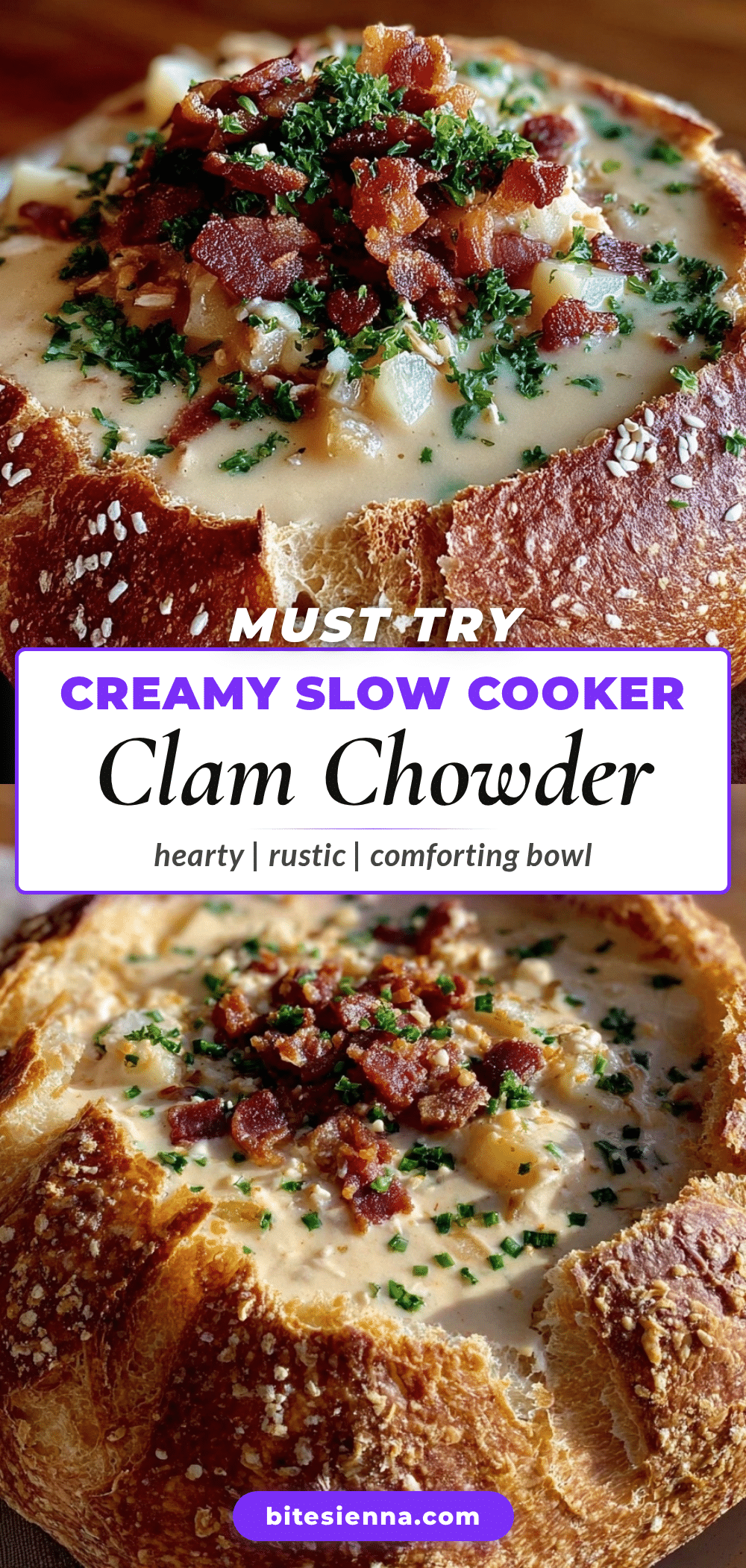 creamy slow cooker clam chowder recipe
