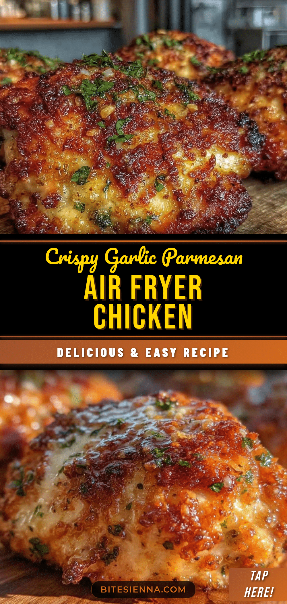 crispy garlic parmesan boneless chicken thighs recipe