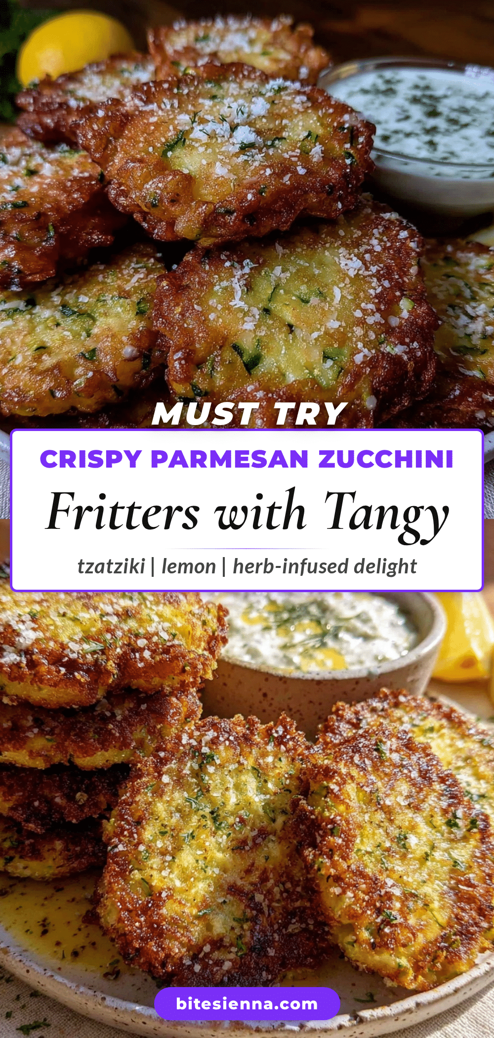 crispy parmesan zucchini fritters recipe