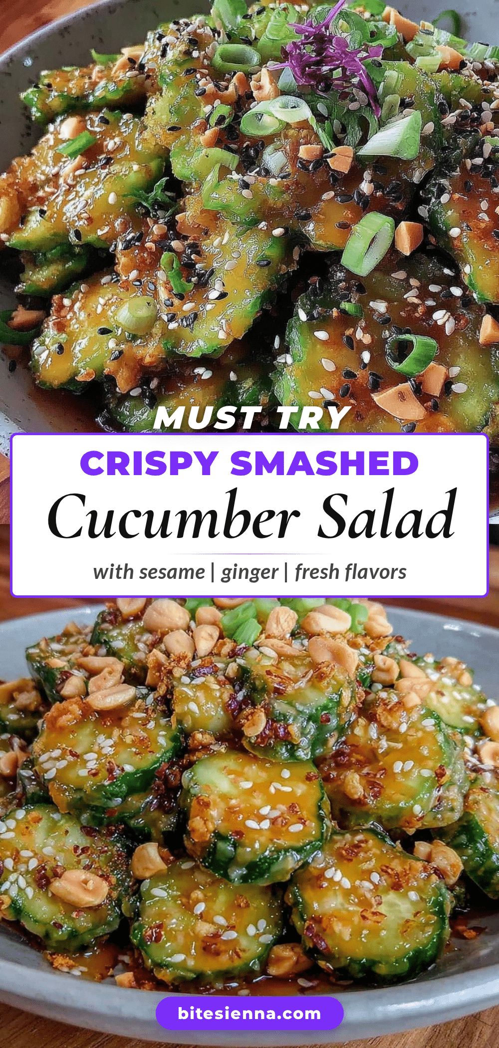 crispy smashed cucumber salad recipe