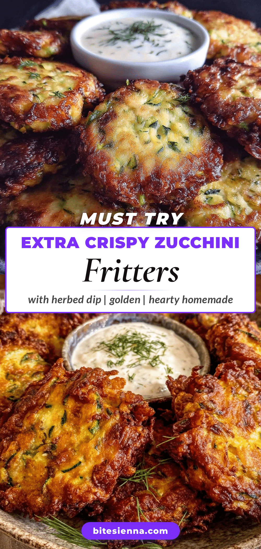 crispy zucchini fritters recipe