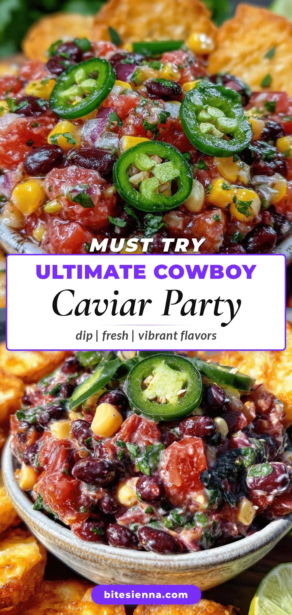 fresh cowboy caviar loaded dip recipe