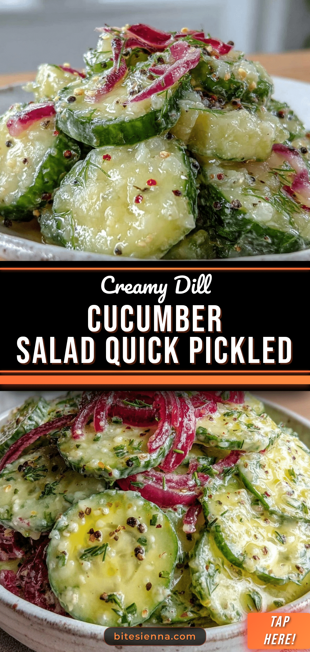 fresh creamy dill cucumber salad recipe