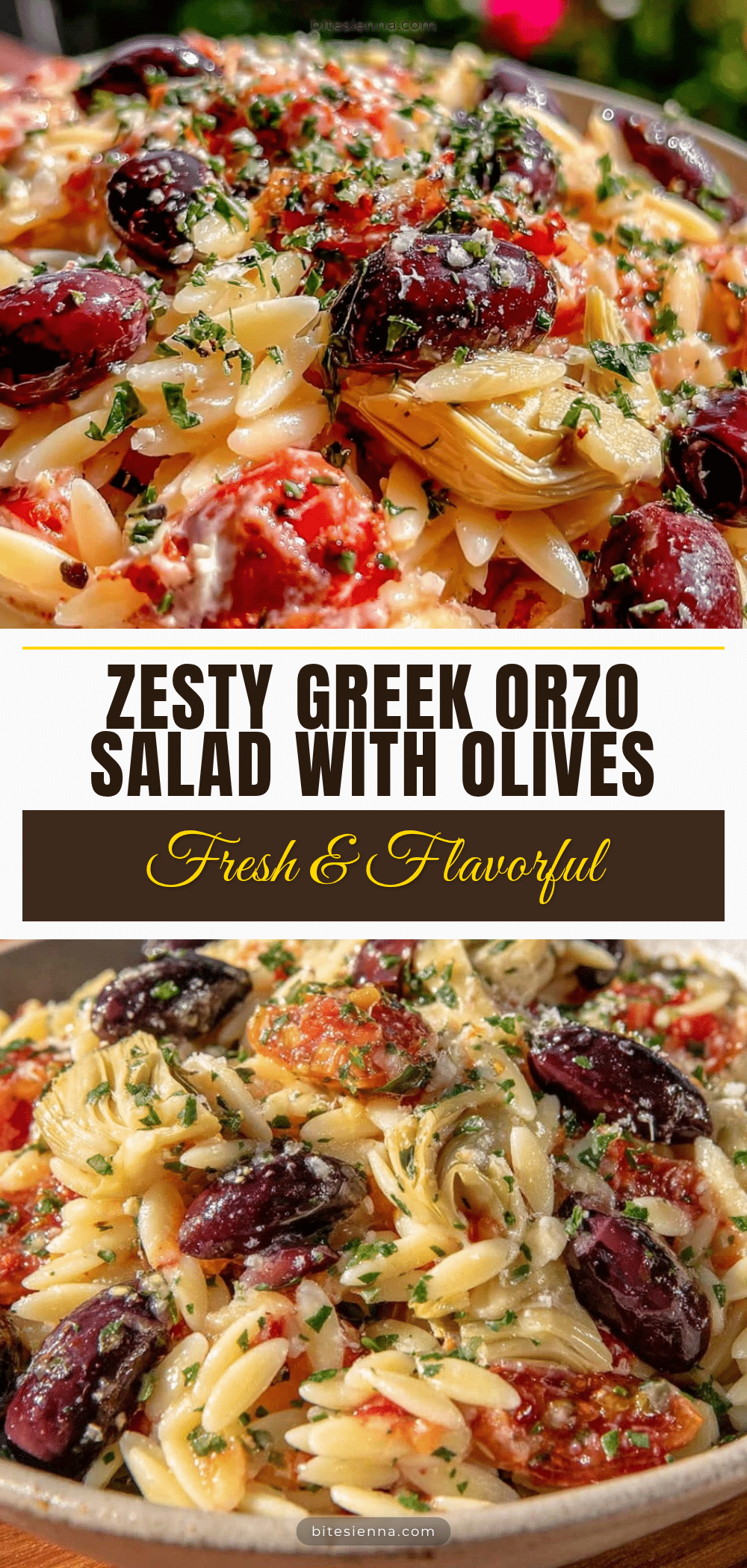 Greek Orzo Pasta Salad recipe