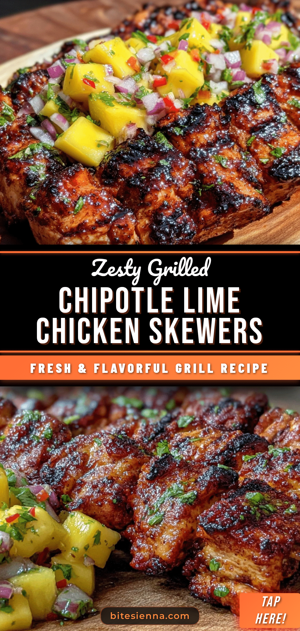 grilled chipotle lime chicken skewers recipe