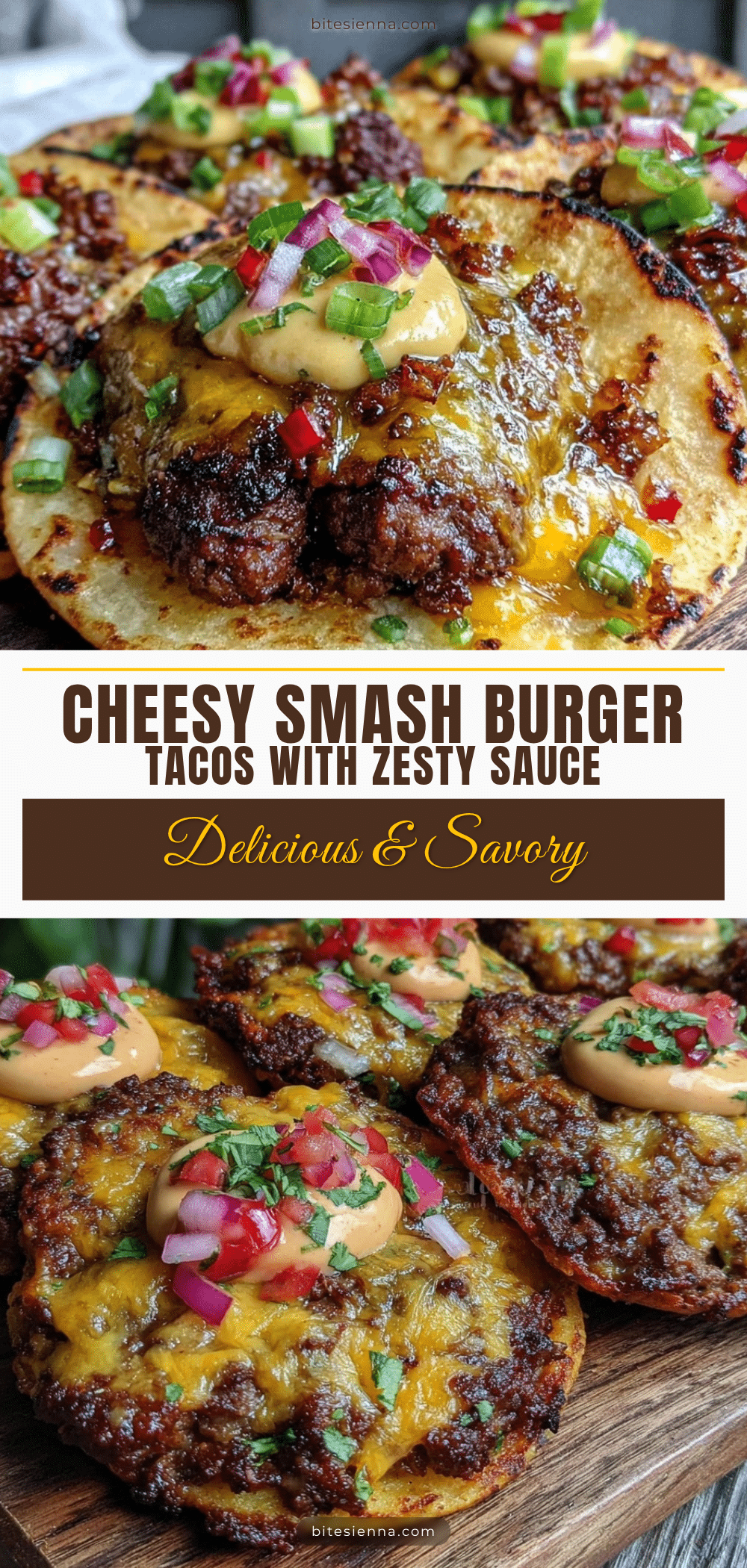 ground beef smash burger tacos recipe