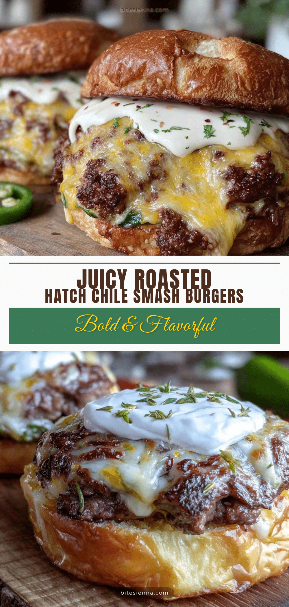 Hatch green chile burgers recipe