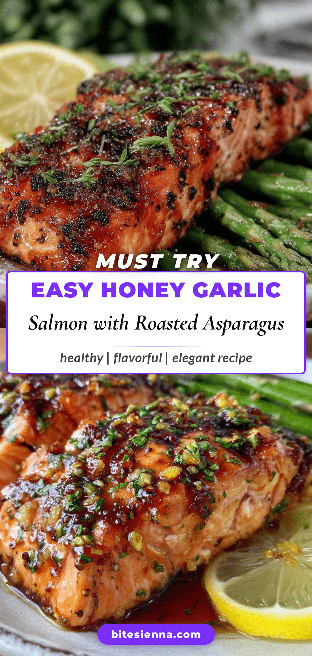 healthy honey garlic salmon recipe