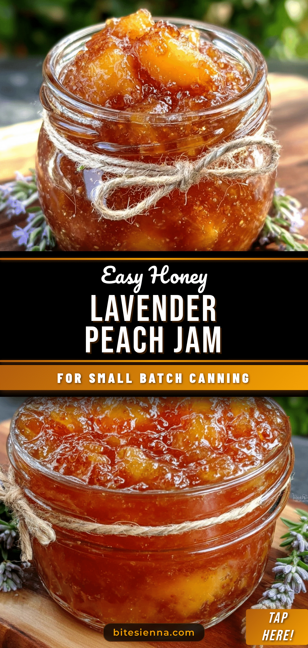honey lavender peach jam recipe
