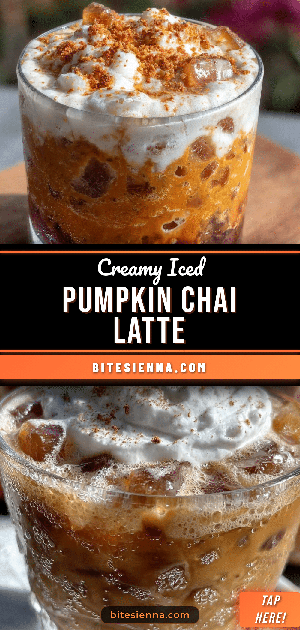 iced pumpkin chai latte recipe