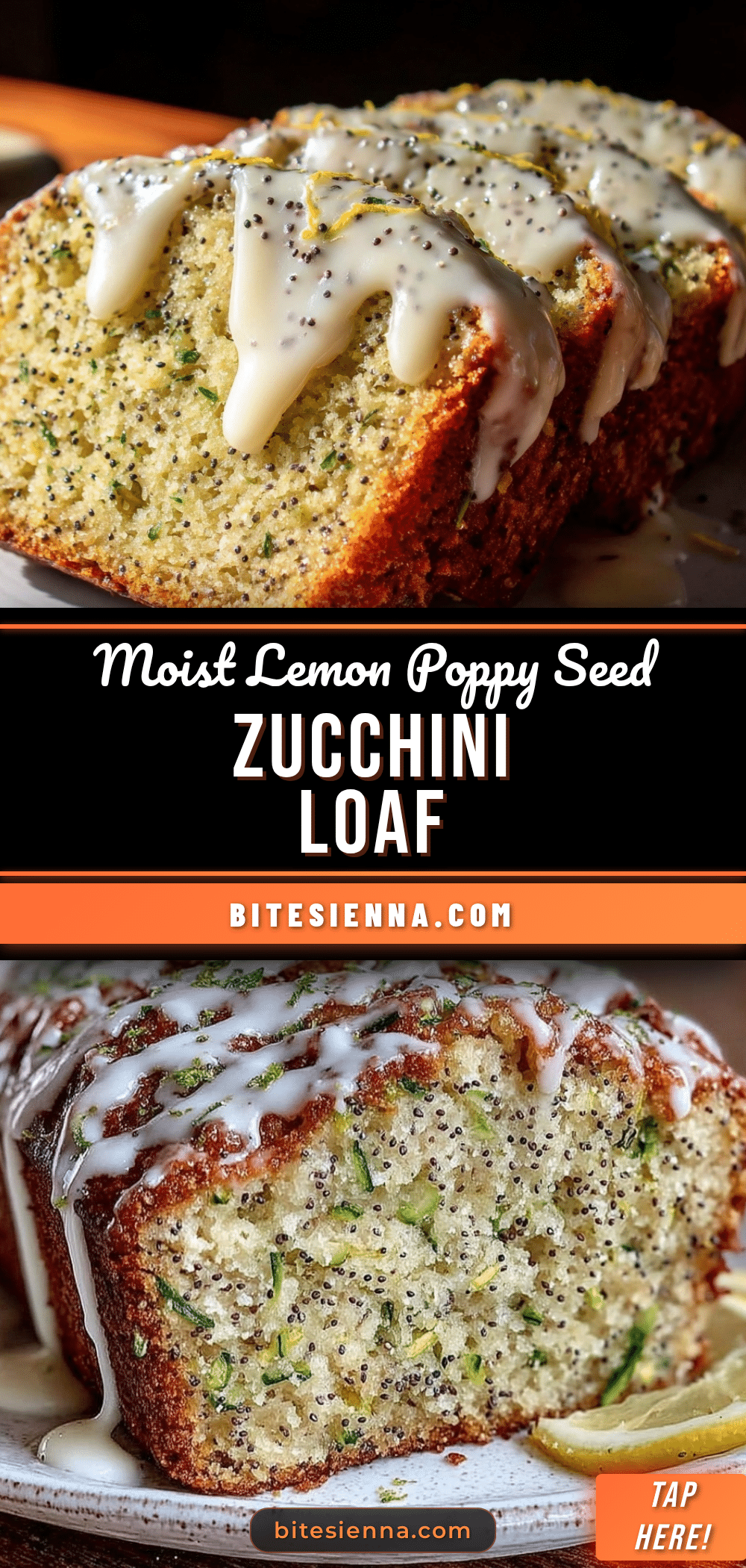lemon poppy seed zucchini loaf recipe