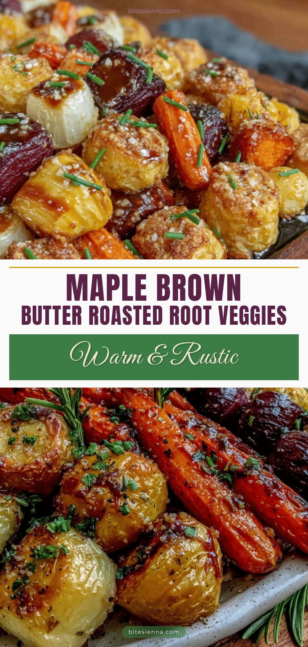 maple brown butter roasted root vegetables recipe