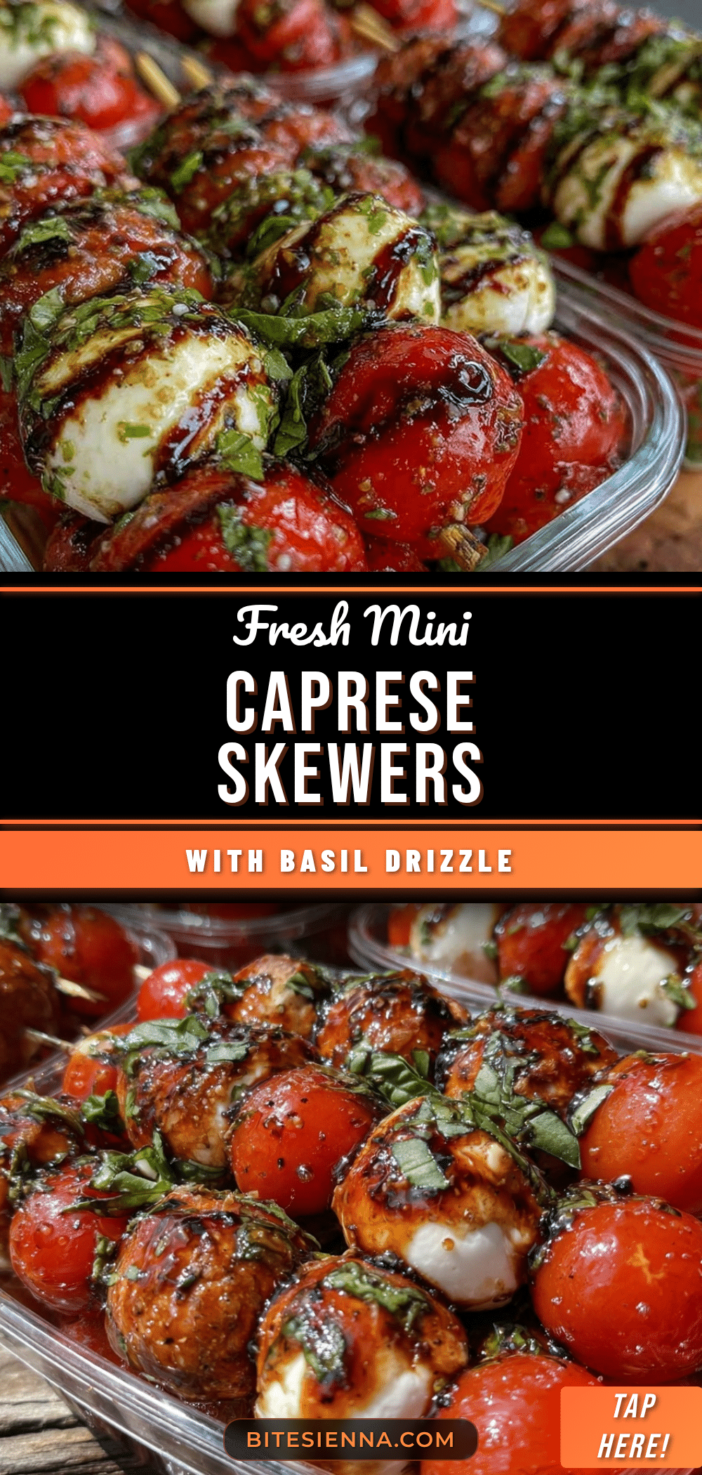mini Caprese skewers recipe