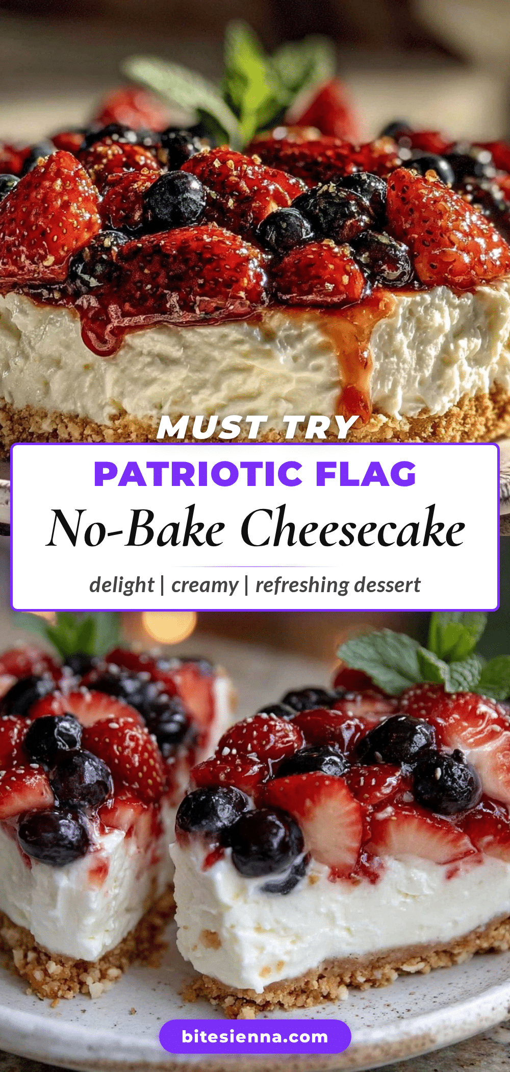 no bake patriotic flag cheesecake recipe