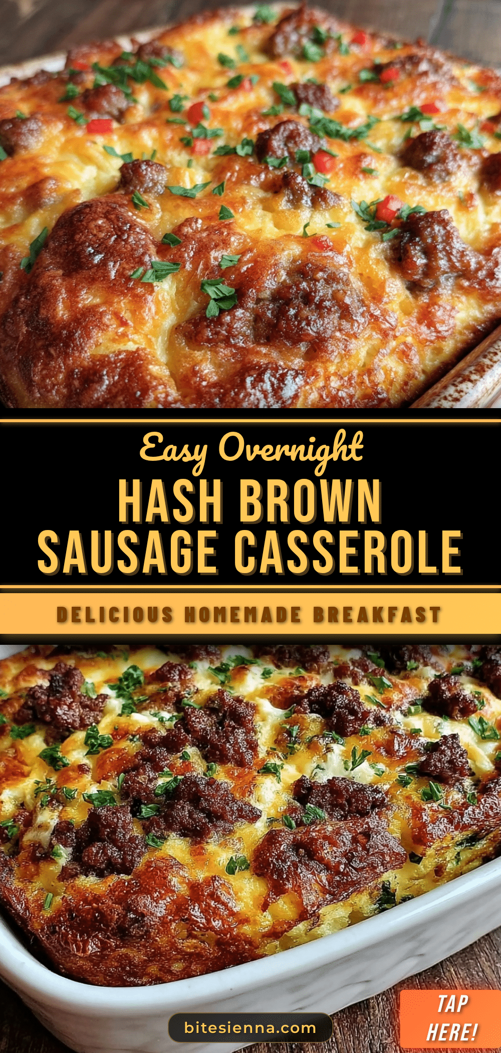 overnight hash brown breakfast casserole recipe