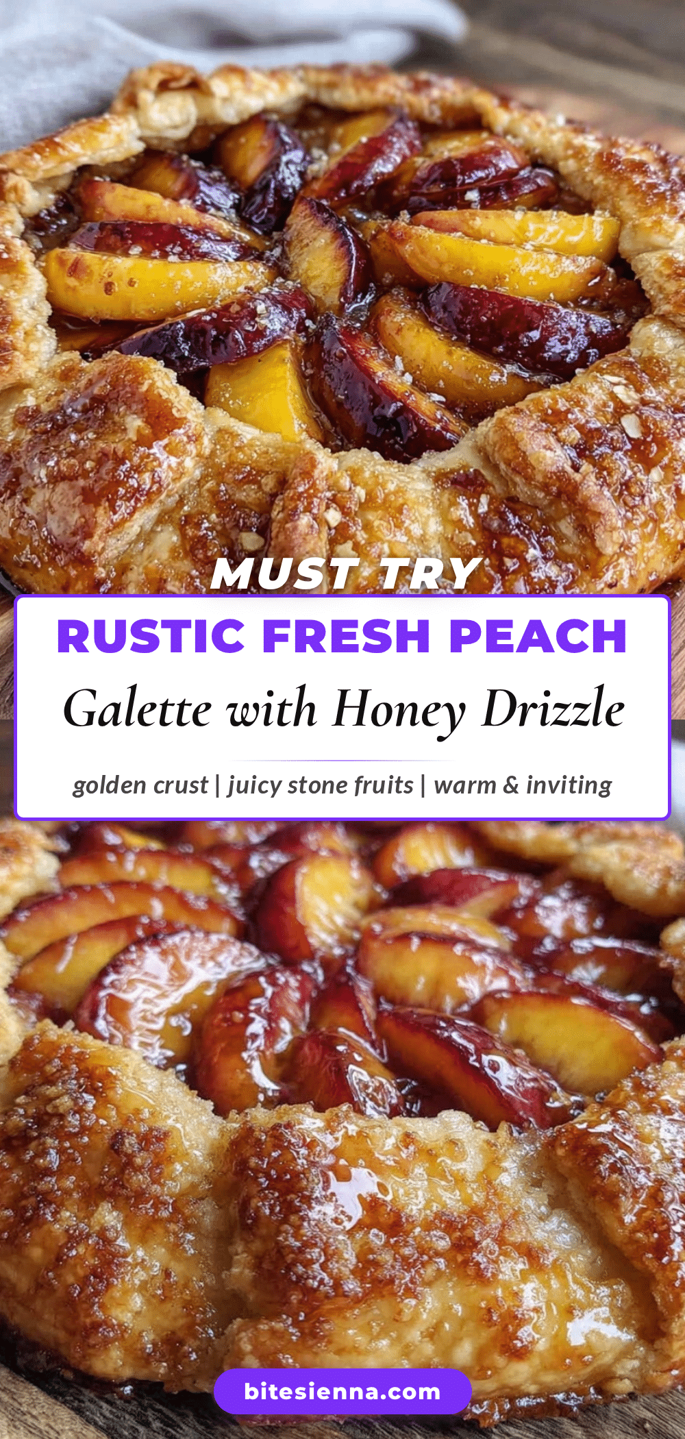 perfect fresh peach galette recipe
