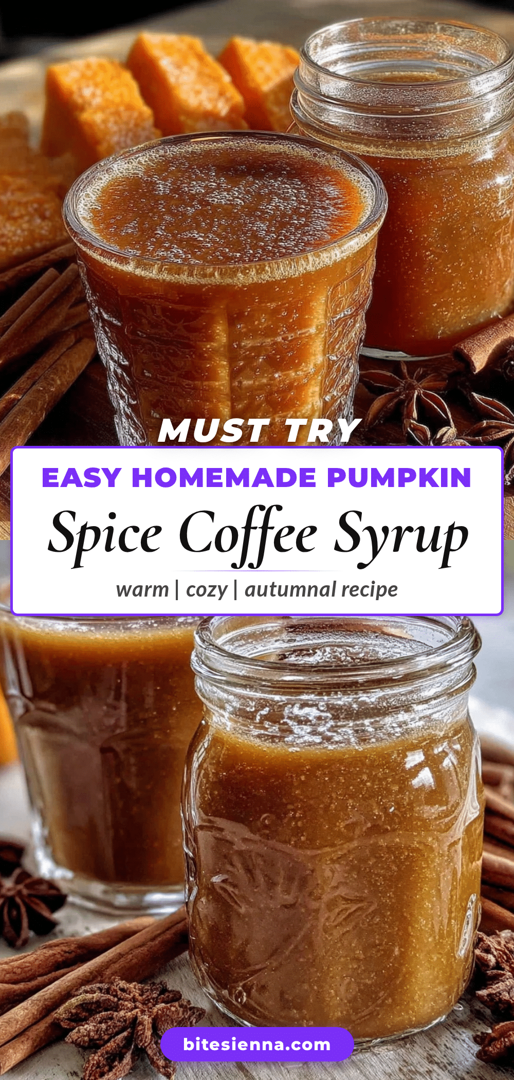 pumpkin spice syrup recipe