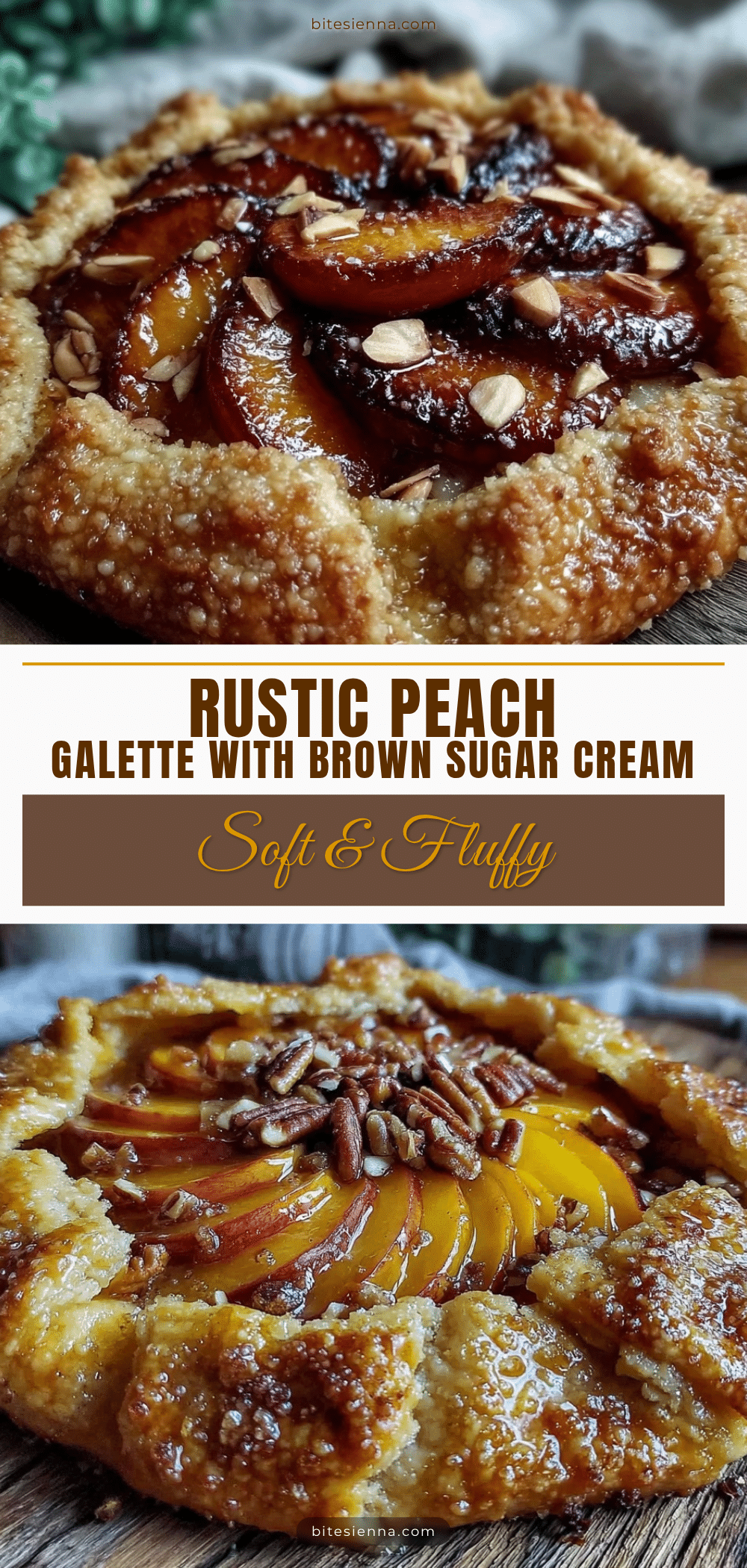rustic fresh peach galette recipe