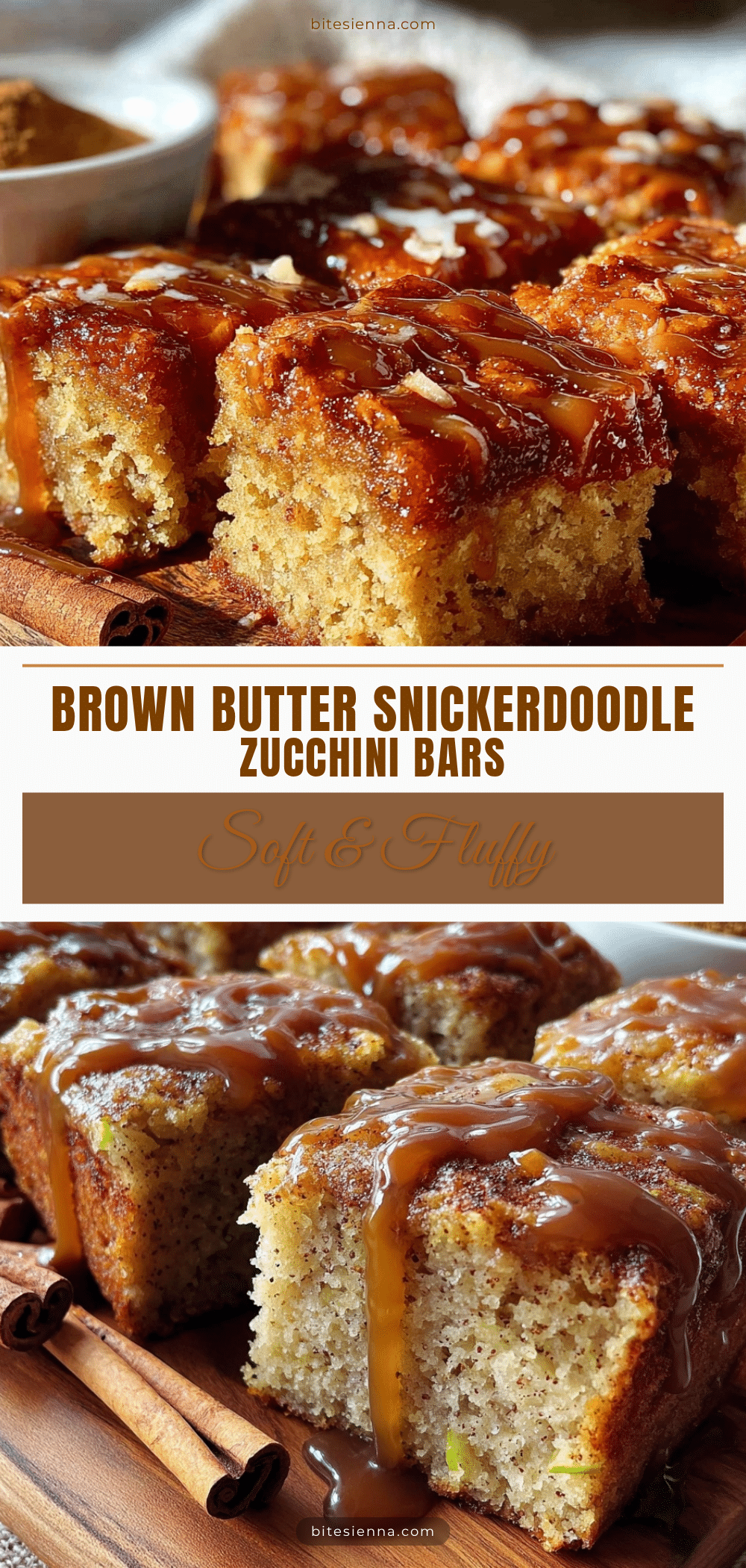 snickerdoodle zucchini bars recipe
