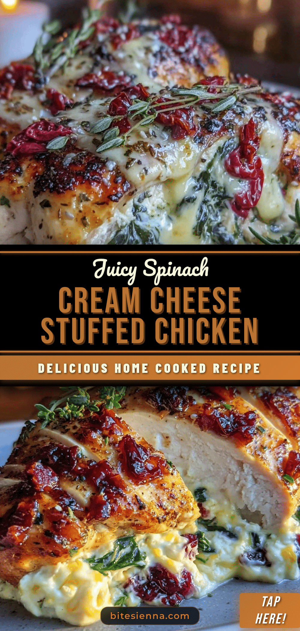 spinach cream cheese stuffed chicken breast recipe