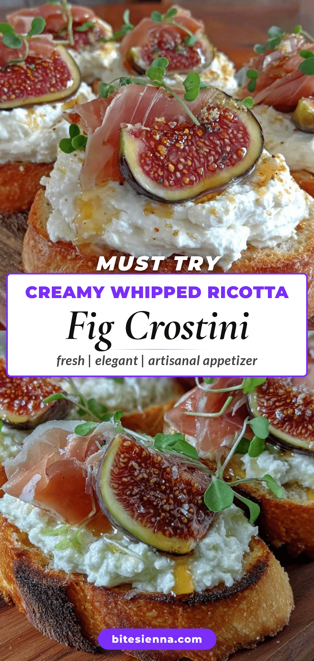whipped ricotta crostini recipe