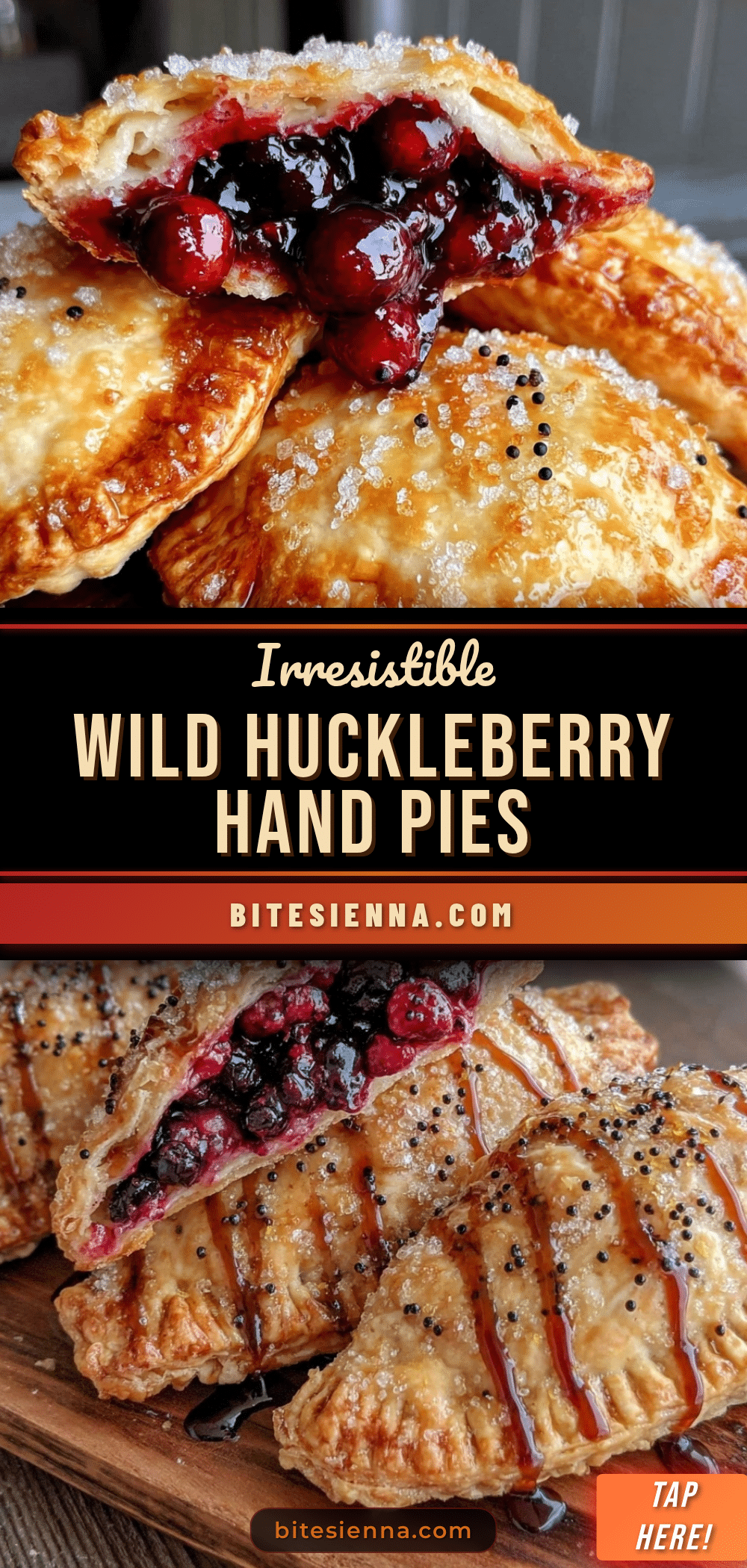 wild huckleberry hand pies recipe