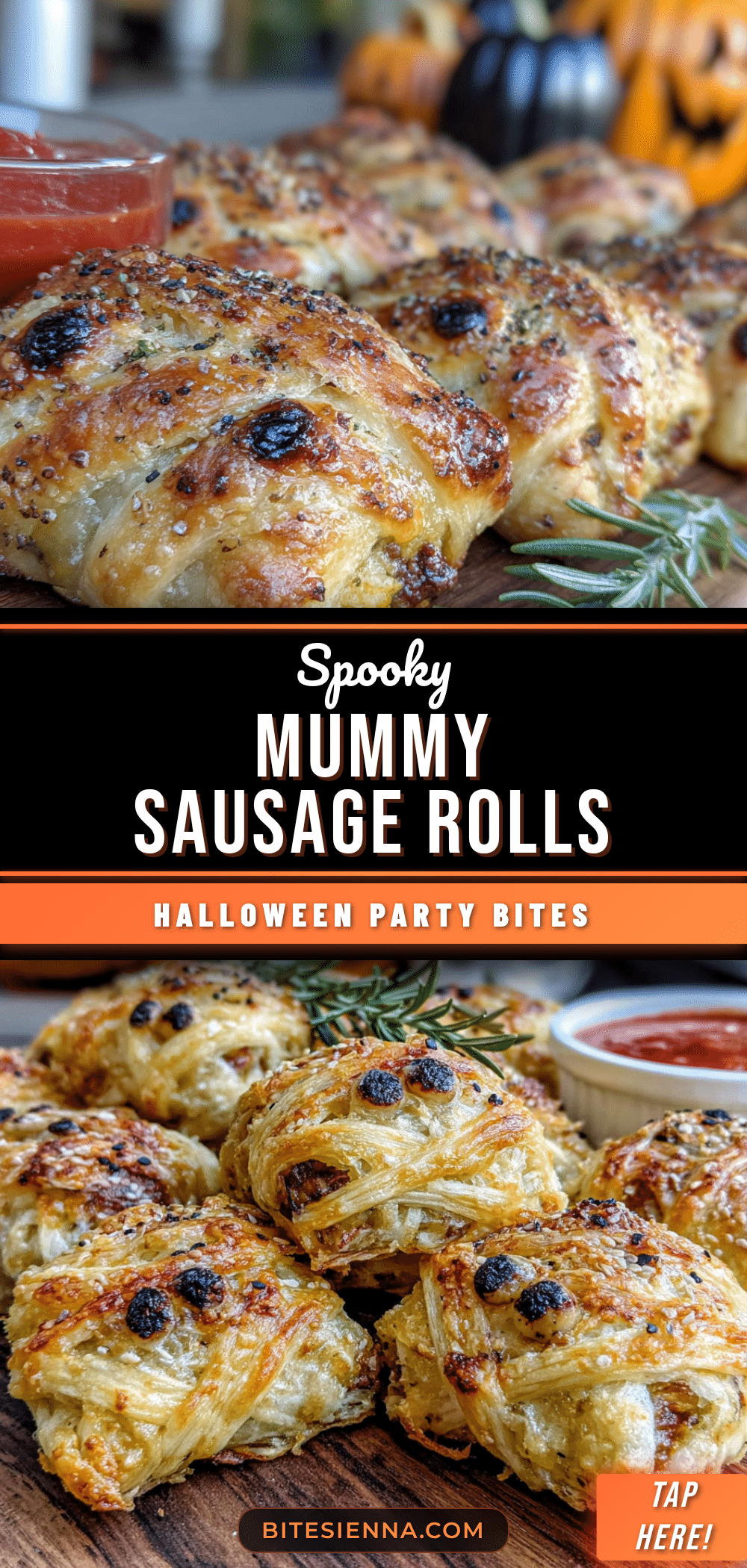 Best Spooky Mummy Sausage Rolls for Halloween recipe