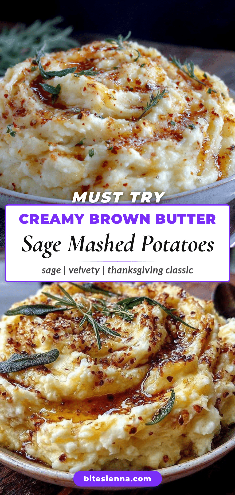 brown butter sage mashed potatoes recipe