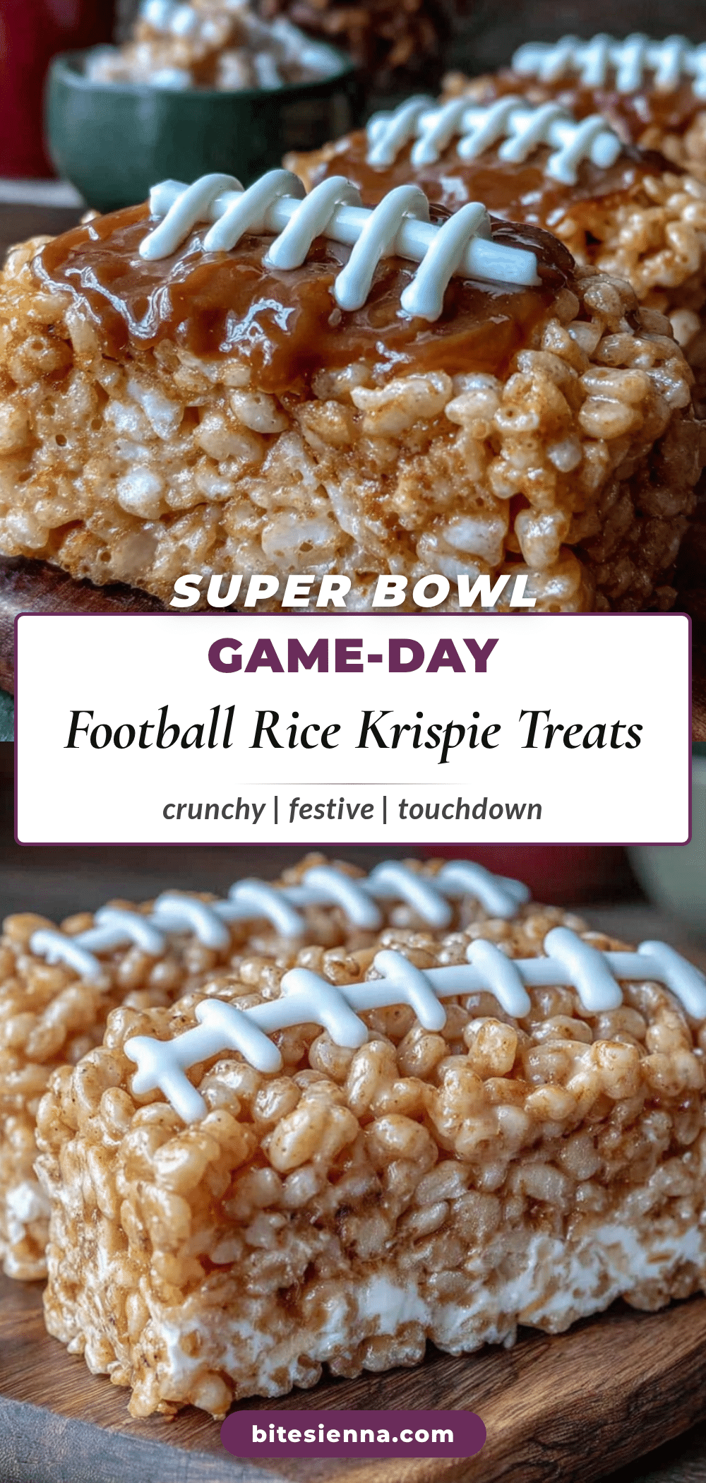 football-shaped rice krispie treats recipe