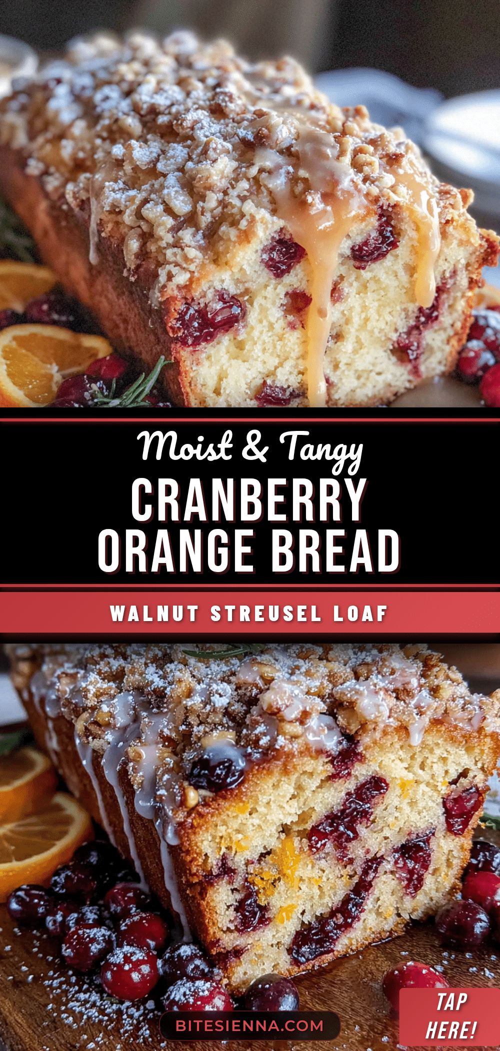 moist cranberry orange bread with walnut streusel recipe