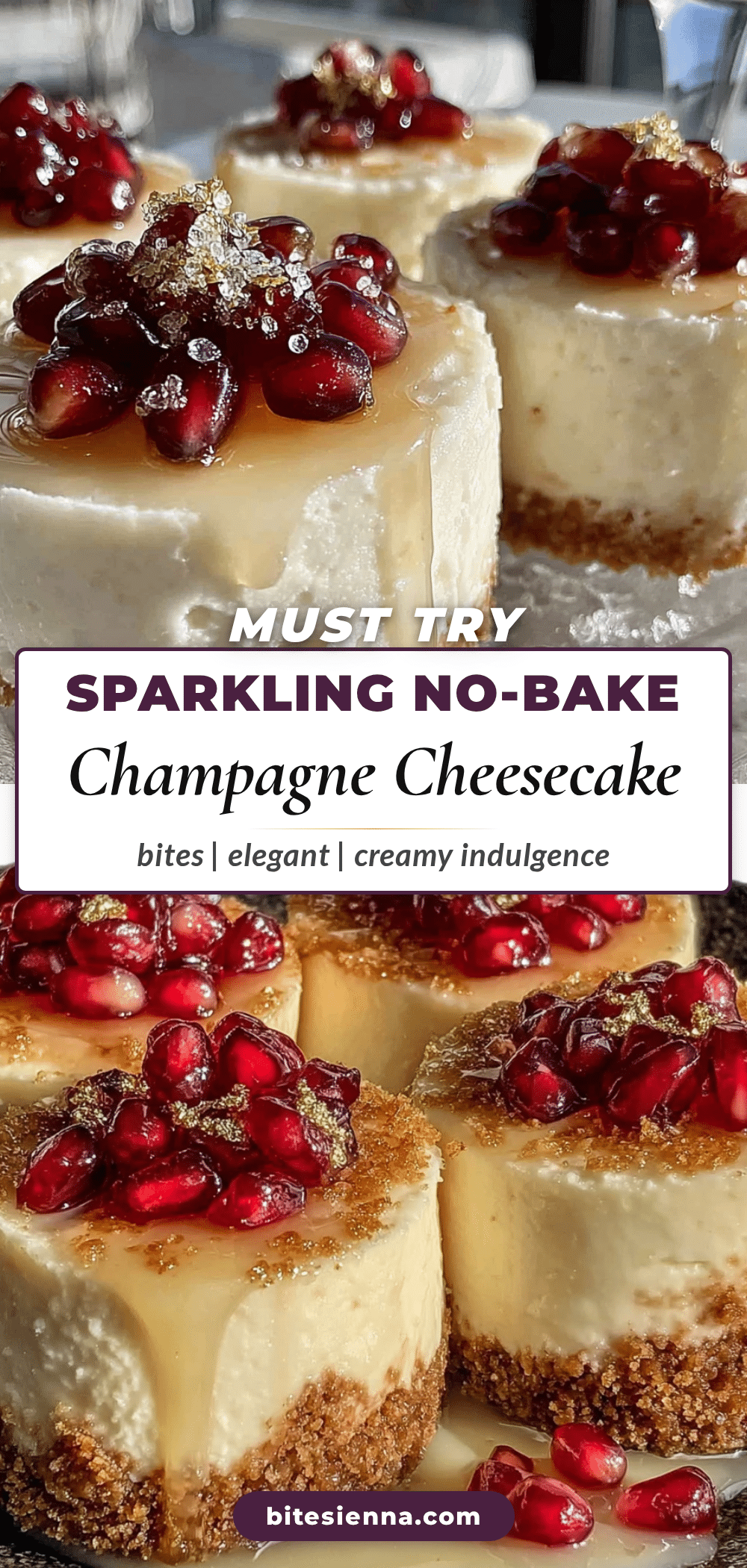 no-bake champagne cheesecake bites recipe