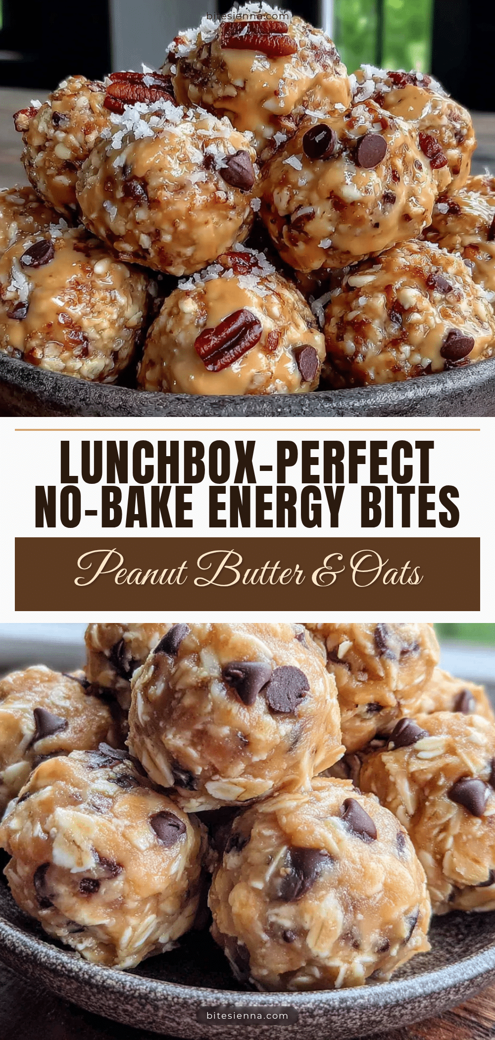 no-bake peanut butter oat energy bites recipe