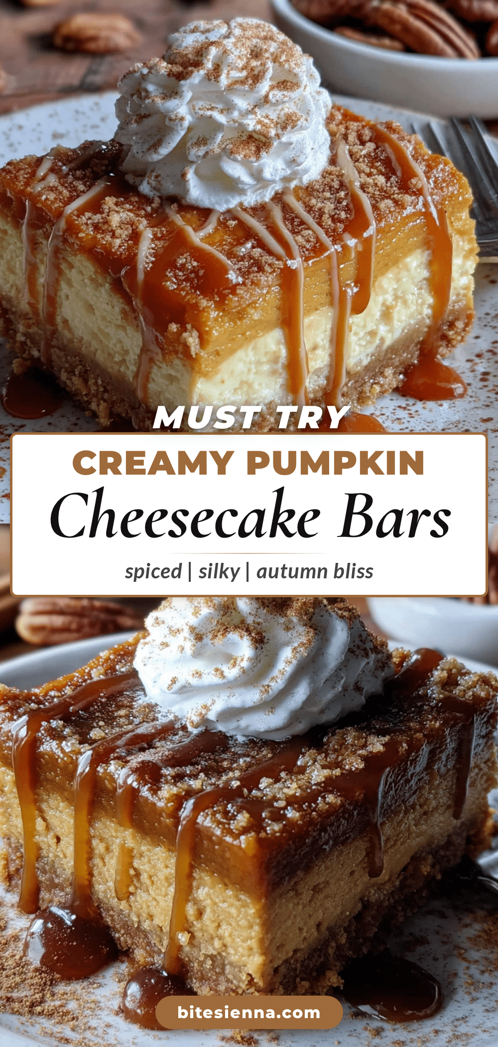 pumpkin cheesecake bars recipe