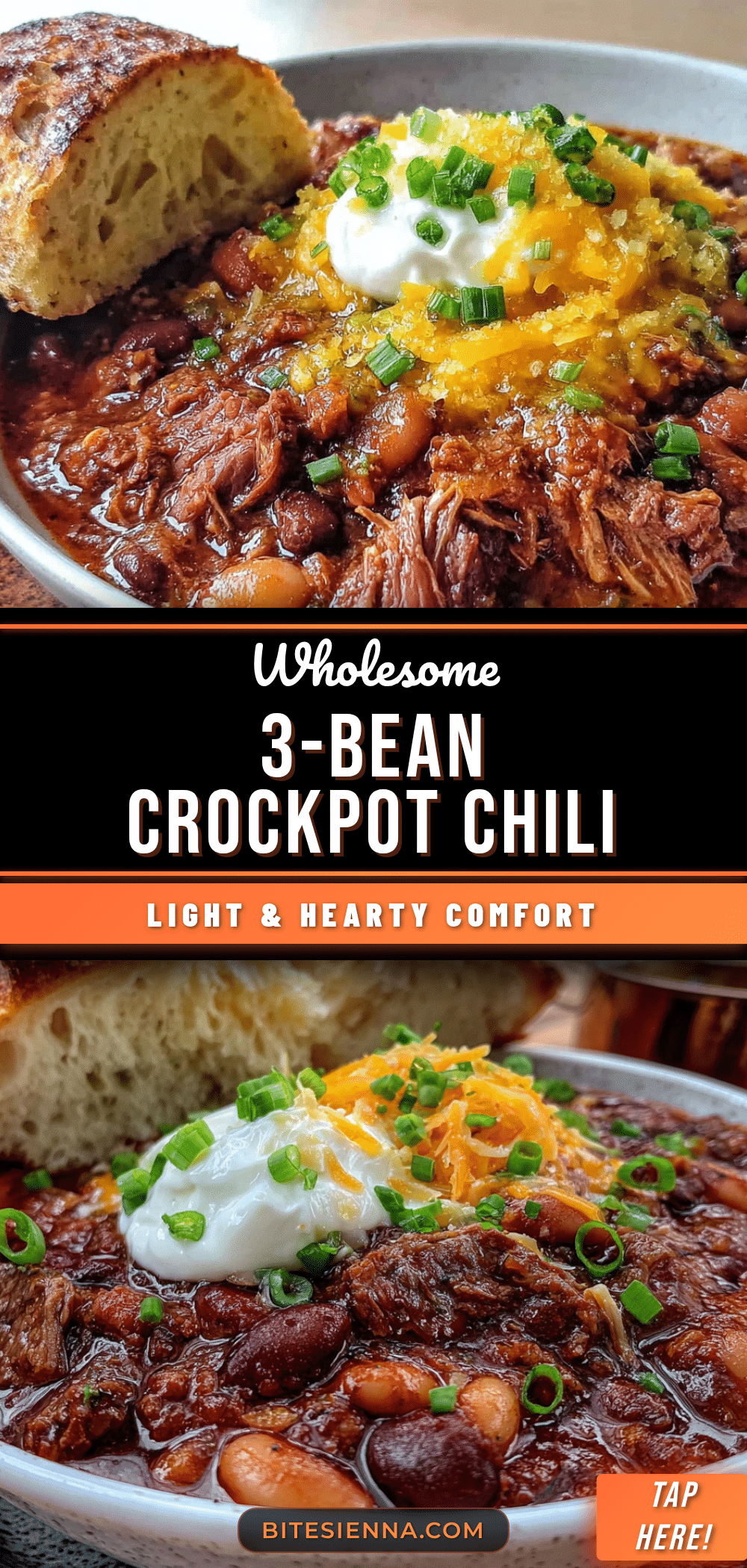 3-bean crockpot chili recipe