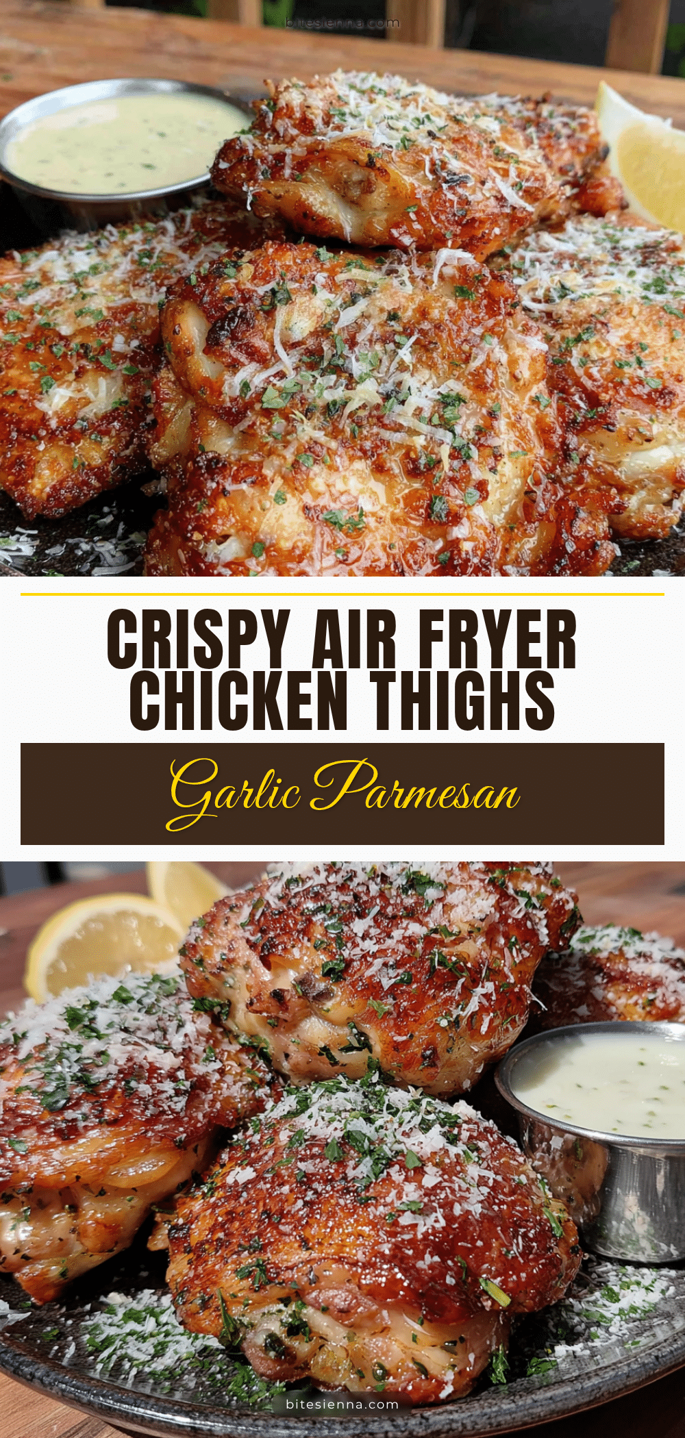 air fryer crispy chicken thighs recipe