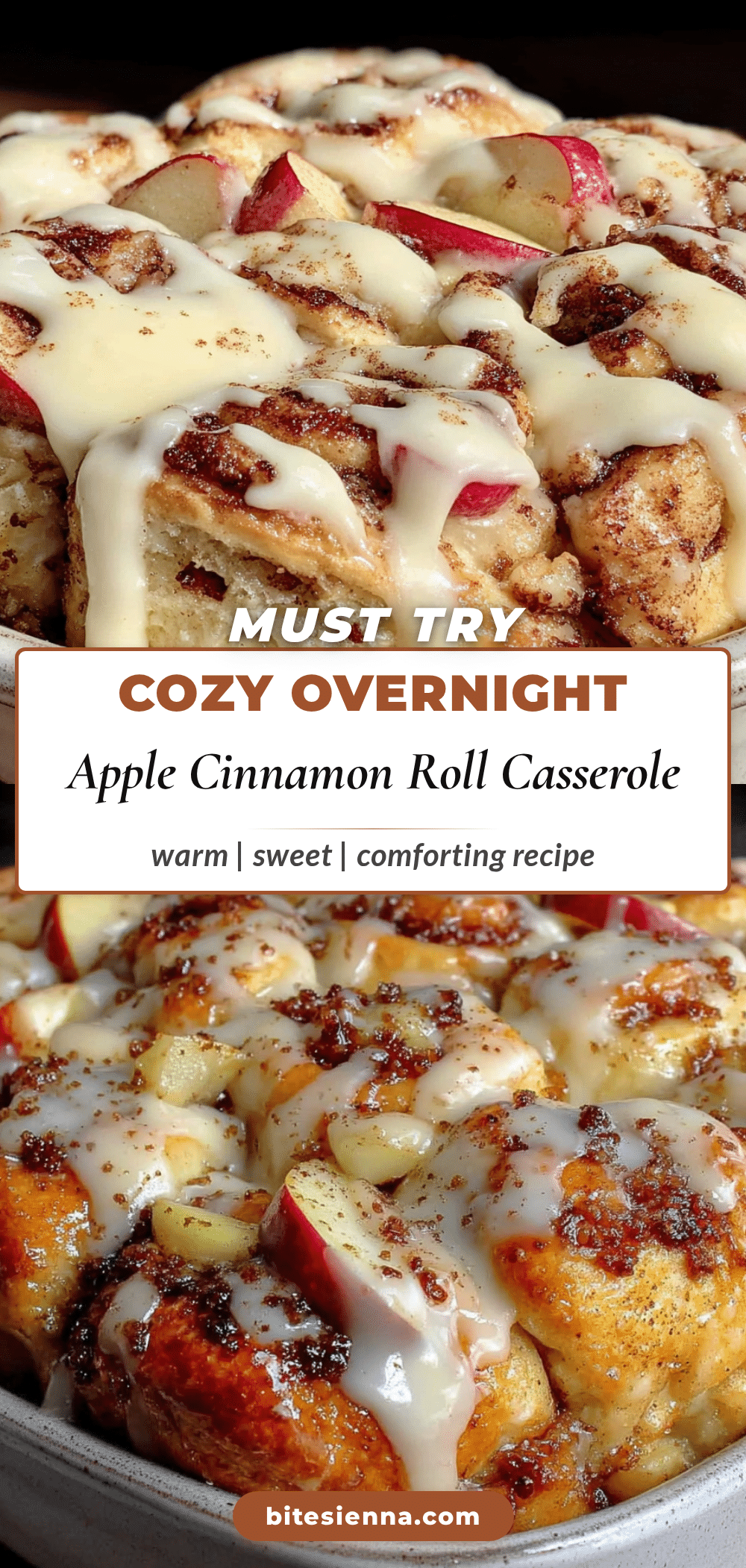 apple cinnamon roll casserole recipe
