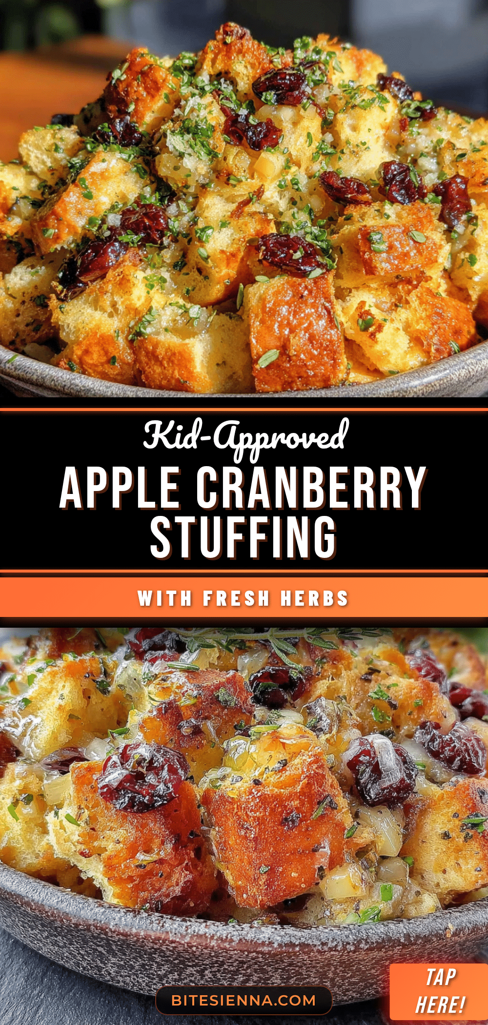 apple cranberry stuffing recipe