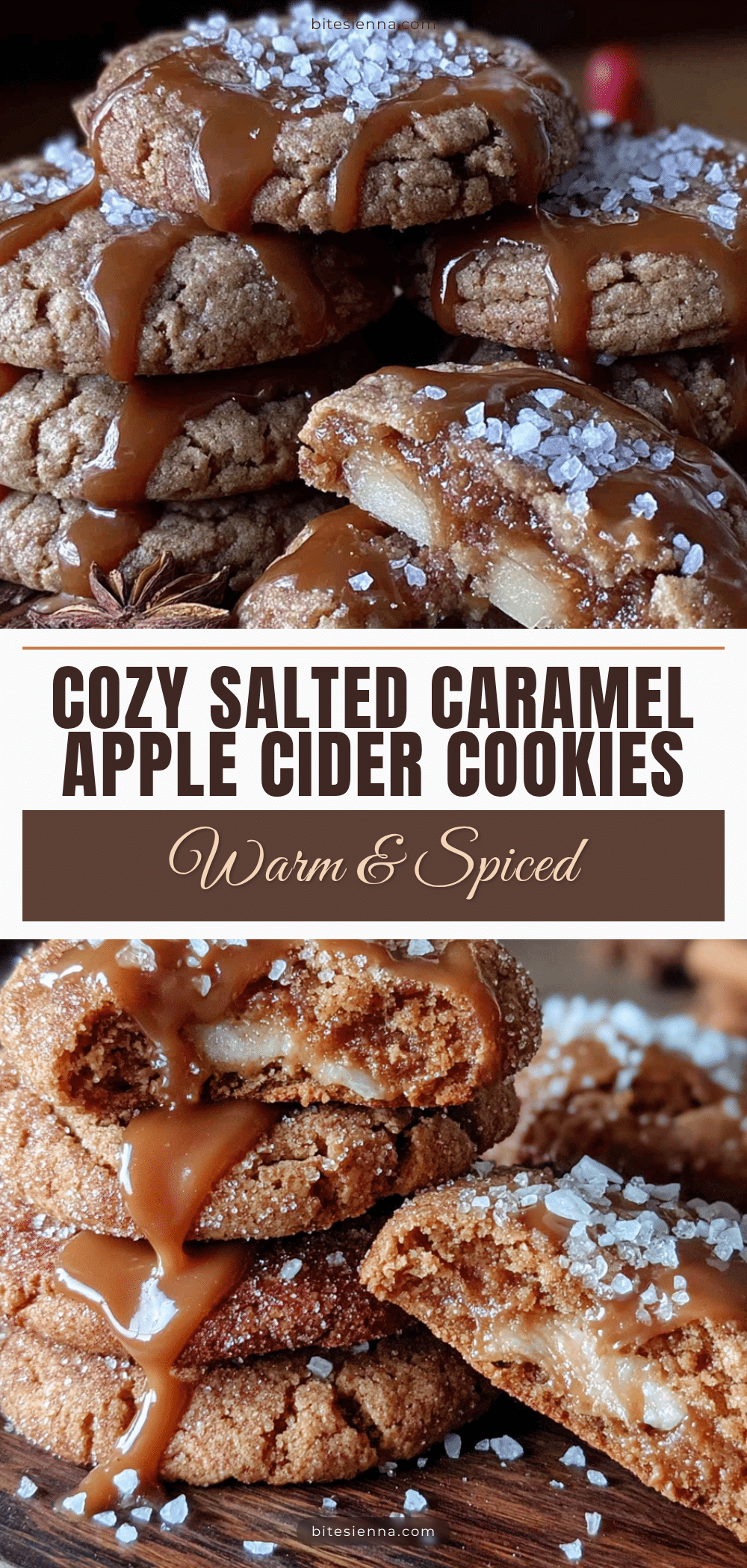 best salted caramel apple cider cookies recipe