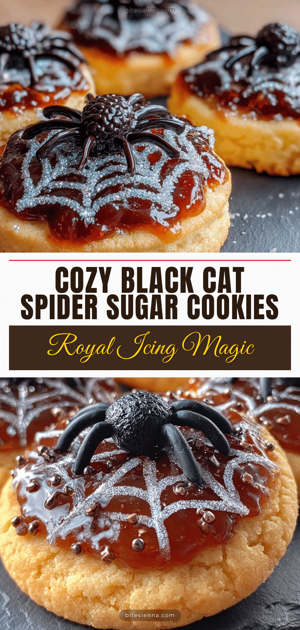 black cat spider sugar cookies recipe