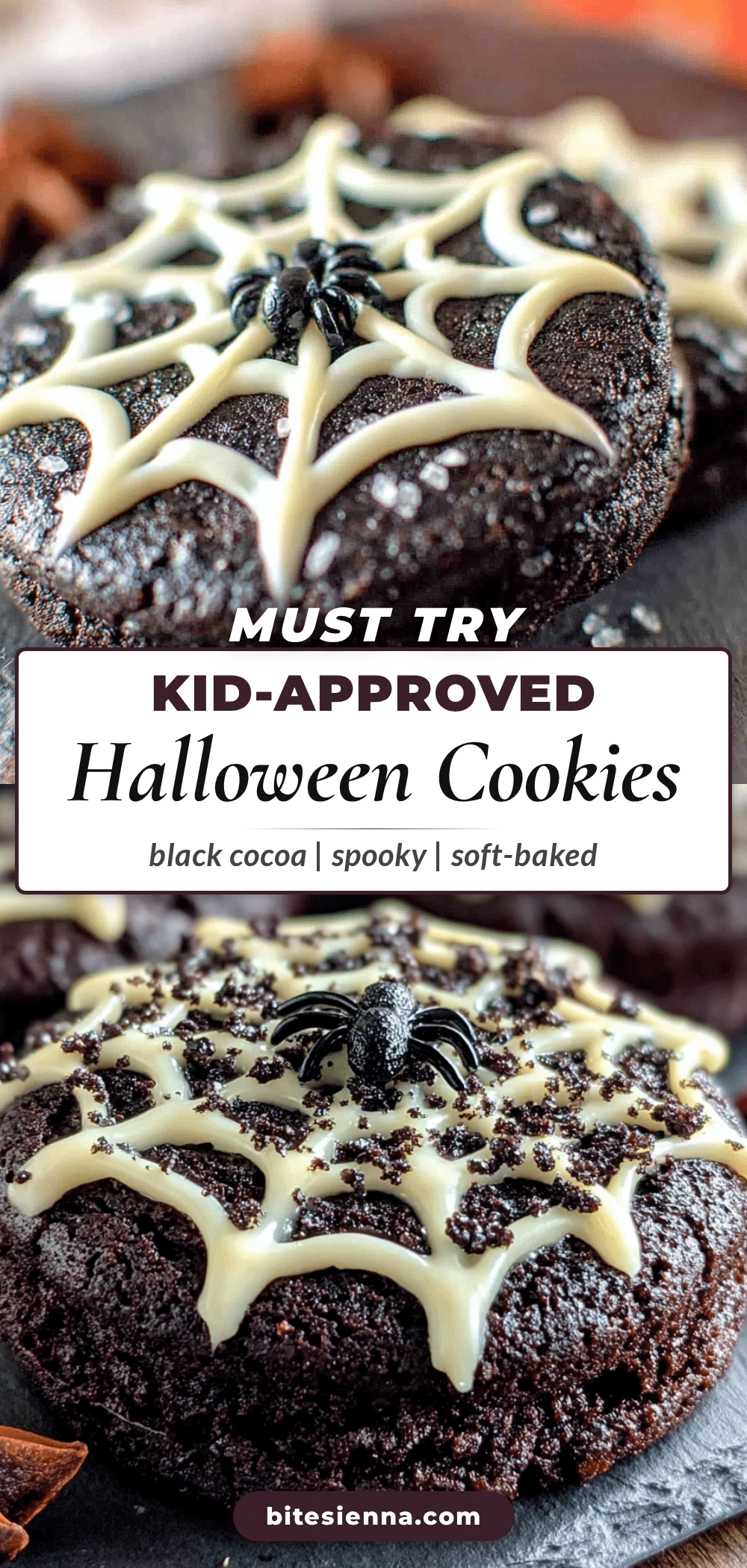 Black cocoa Halloween sugar cookies recipe