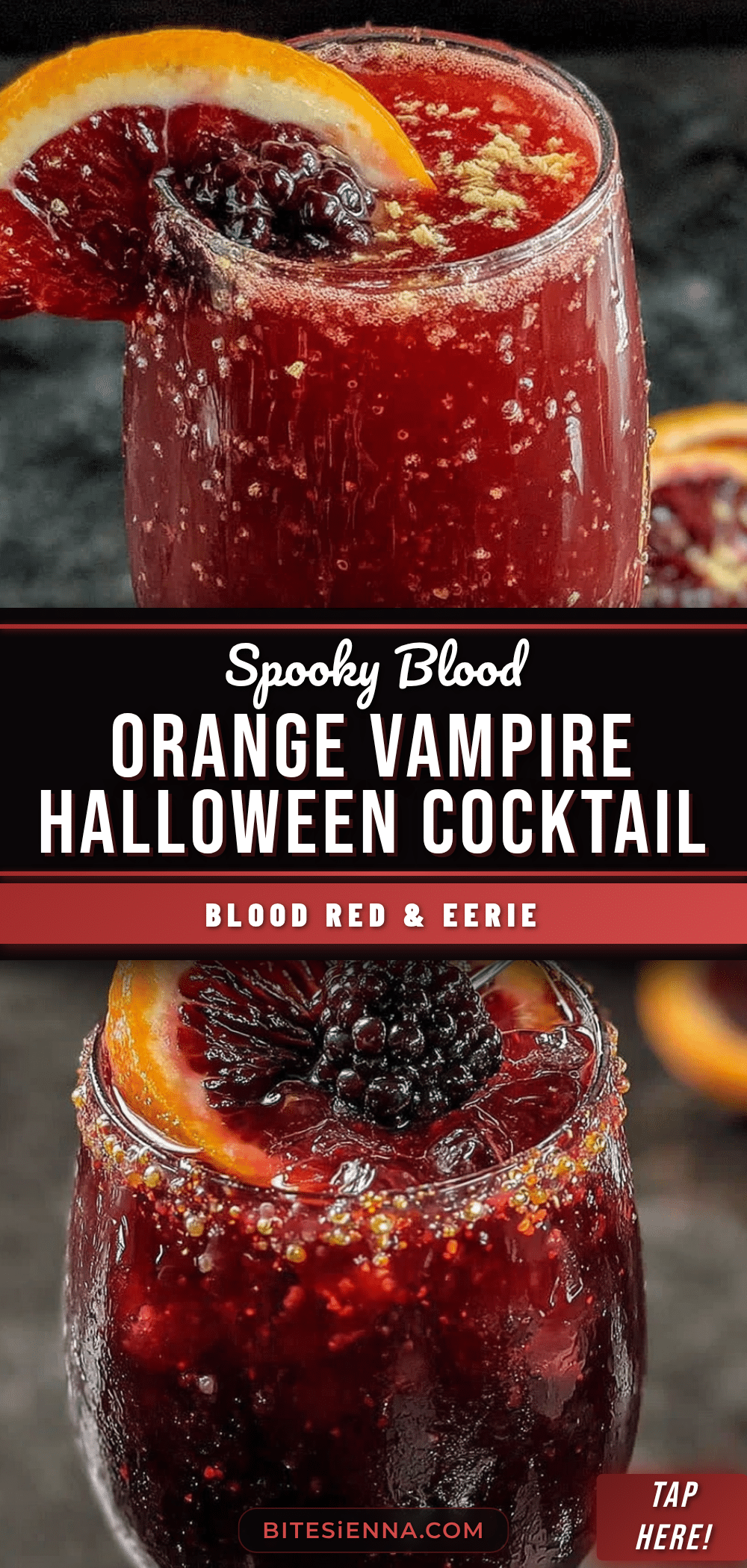 blood orange halloween cocktail recipe