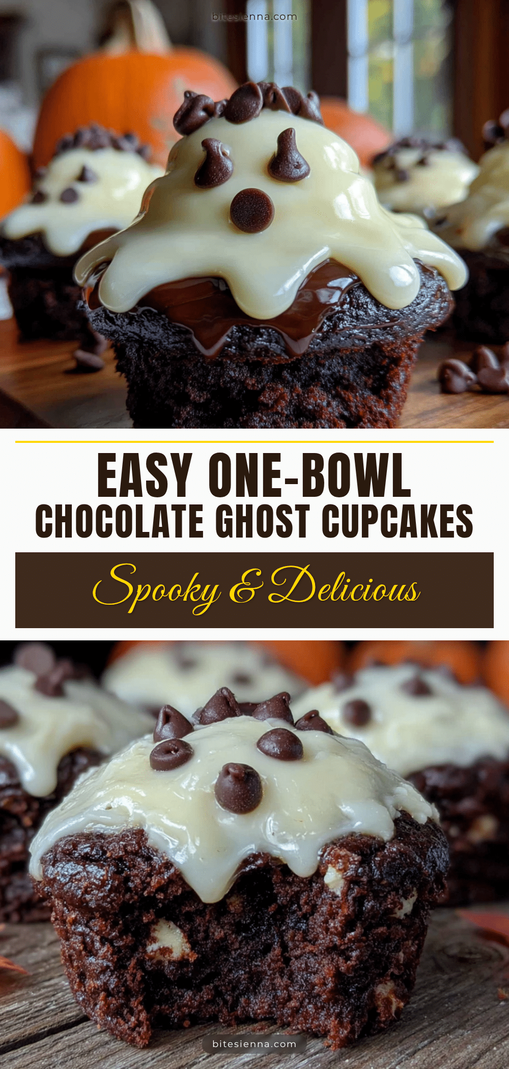 chocolate ghost cupcakes recipe