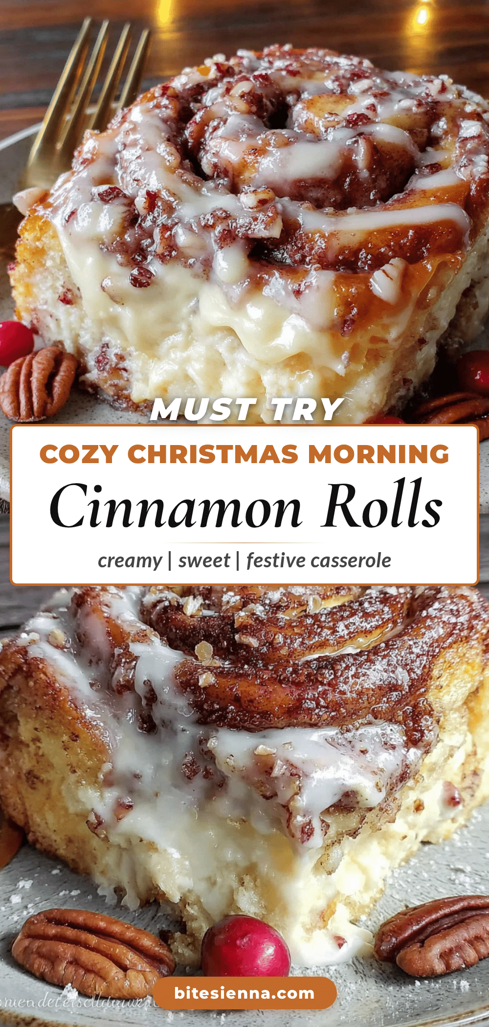 Christmas morning cinnamon roll casserole recipe