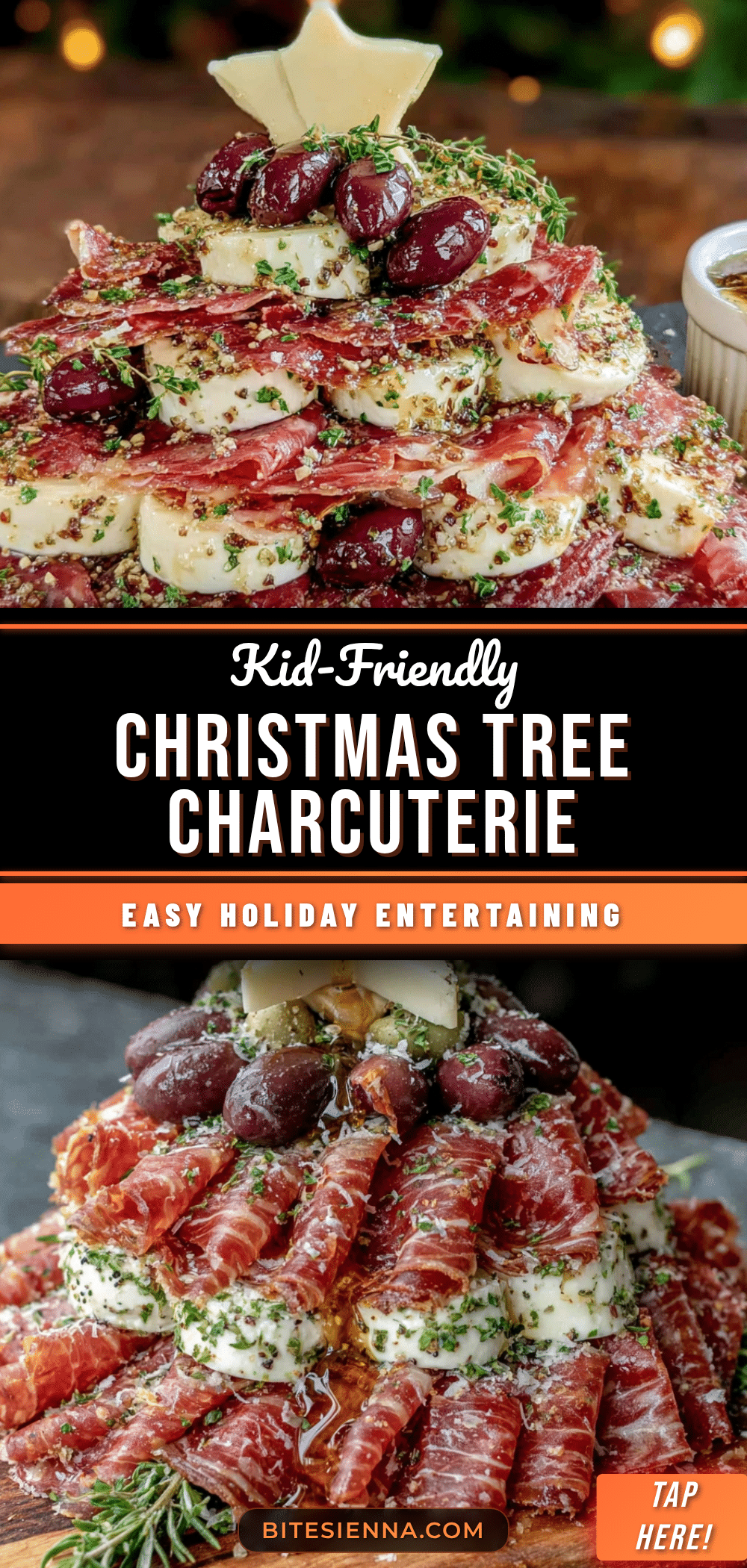 Christmas tree charcuterie board recipe